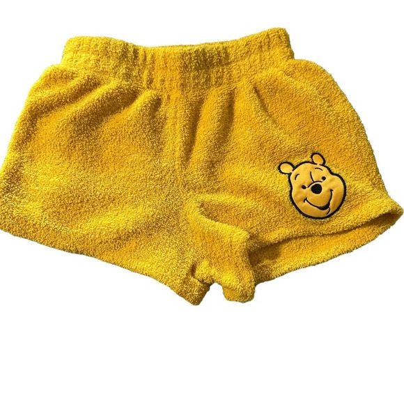Disney Women's size XS yellow Whinny the Pooh shorts - Picture 1 of 4